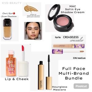 FULL FACE BEAUTY Multi-Brand Bundle-Tarte, KVD, Benefit, MAC, Hourglass